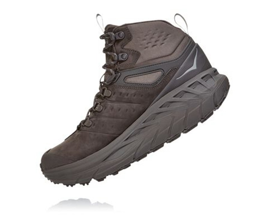 Chaussure Randonnée Hoka One One Stinson Mid Gore-Tex Homme - Marron - SNL-469703